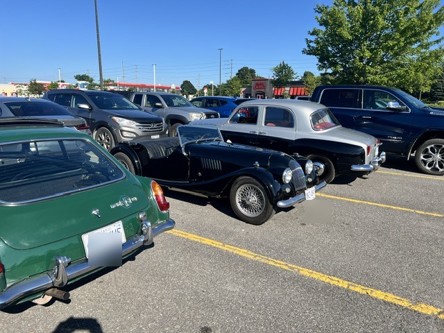 Classic cars parked at a Barrhaven car show