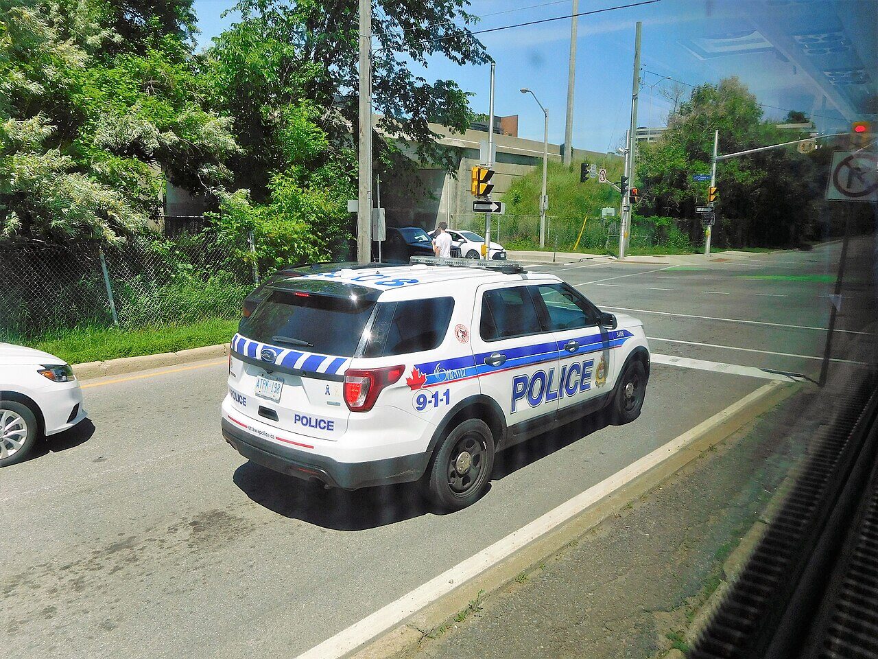 A marked Ottawa Police Service cruiser.