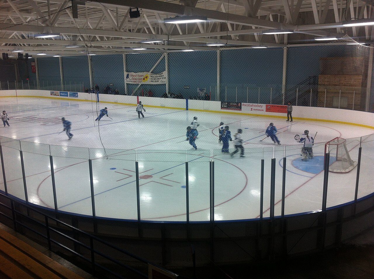 Youth hockey on the ice at the Walter Baker Sports Centre in Barrhaven.